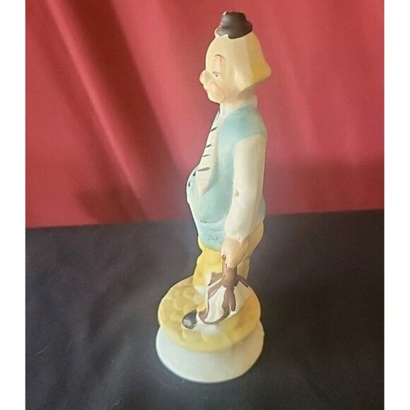 Vintage Hobo Derby 6 1/4" Clown Bisque Figurine - Picture 2 of 10